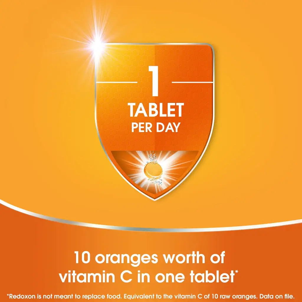 Redoxon Double Action Vitamin C And Zinc - Vitamin C With Zinc Effervescent Tablets For — Vitamins