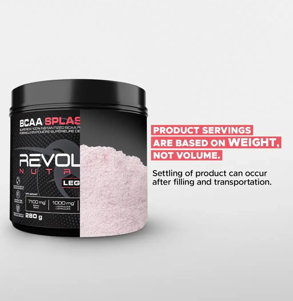 Revolution Nutrition BCAA Splash BCAA Powder Vegan Formula Zero Calorie Lactose Free — Powder