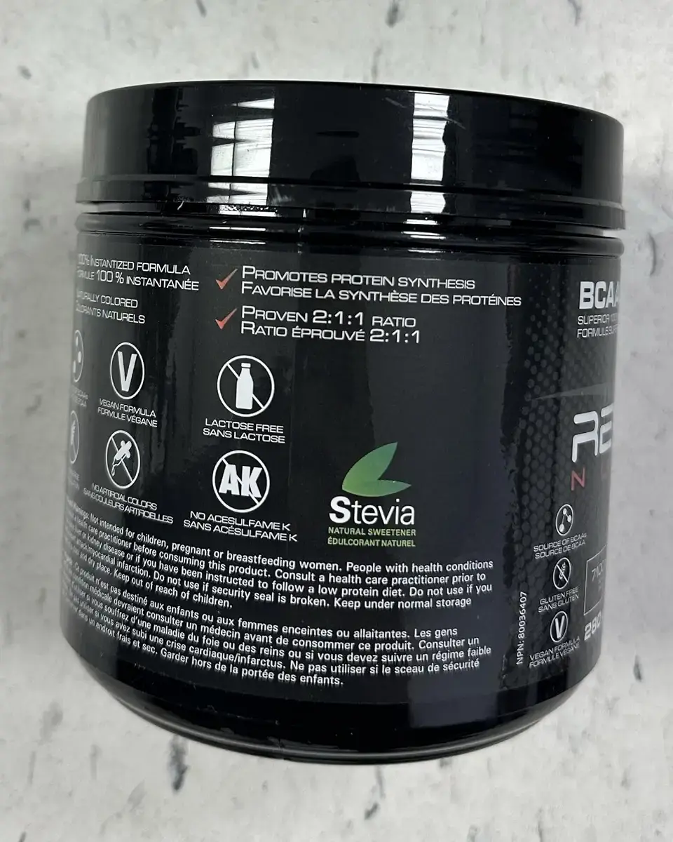 Revolution Nutrition BCAA Splash BCAA Powder Vegan Formula Zero Calorie Lactose Free — Sports Nutrition