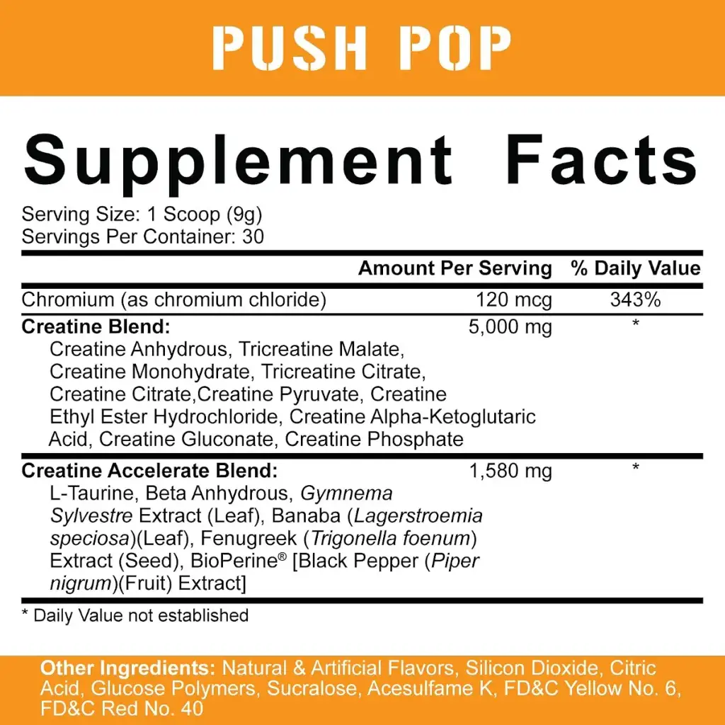 Rich Piana 5% Nutrition CreaTEN 10 Creatine Blend | Flavored Creatine Powder for Muscle — 9.52 oz