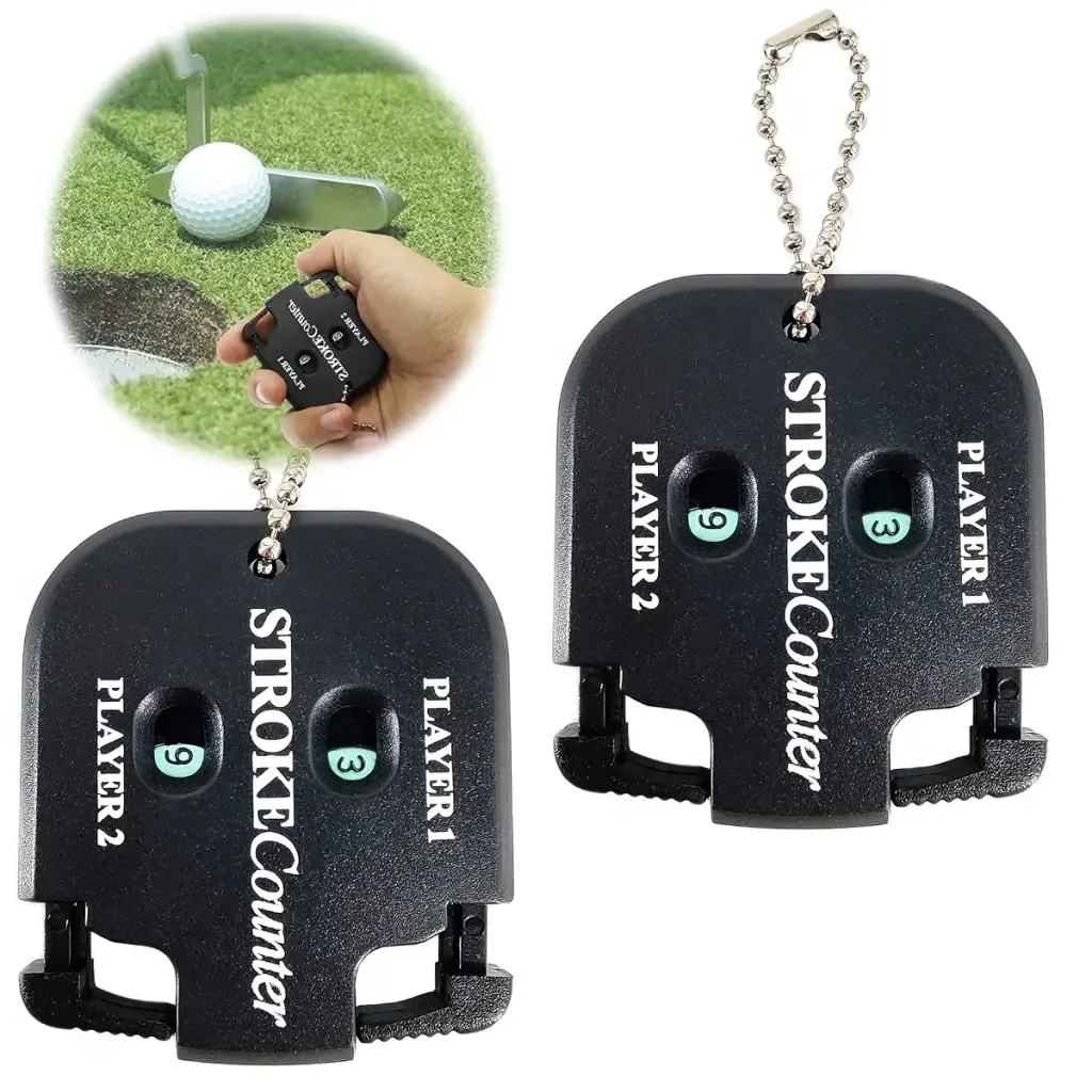 Rovepic 2 Pack Golf Score Counter Mini Square Handy Golf Score Shot Two Digits Score — Rovepic