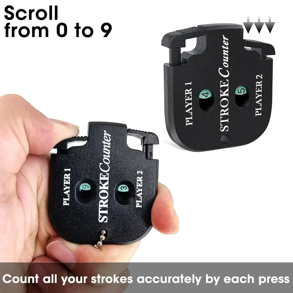Rovepic 2 Pack Golf Score Counter Mini Square Handy Golf Score Shot Two Digits Score — Rovepic