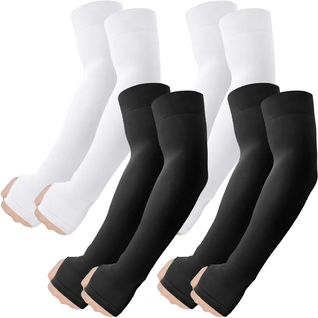 Roxun Cooling Arm Sleeves with Thumb Hole — 4 Pairs, view 11