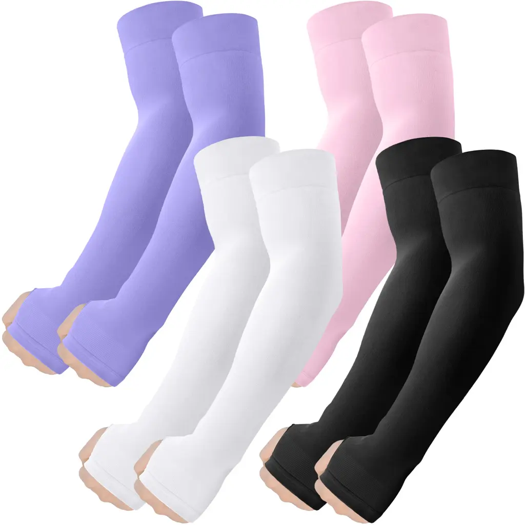 Roxun Cooling Arm Sleeves with Thumb Hole — 4 Pairs, view 12