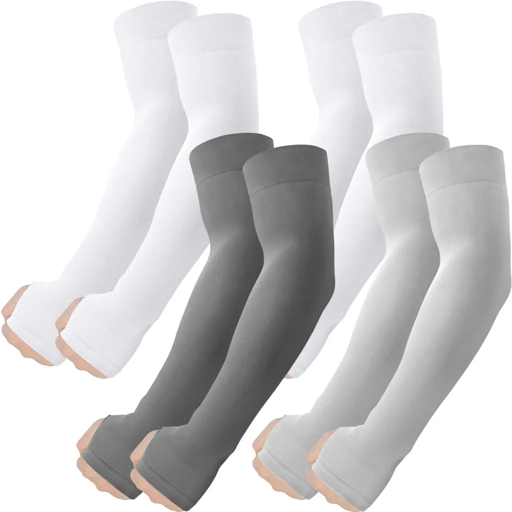 Roxun Cooling Arm Sleeves with Thumb Hole — 4 Pairs, view 15