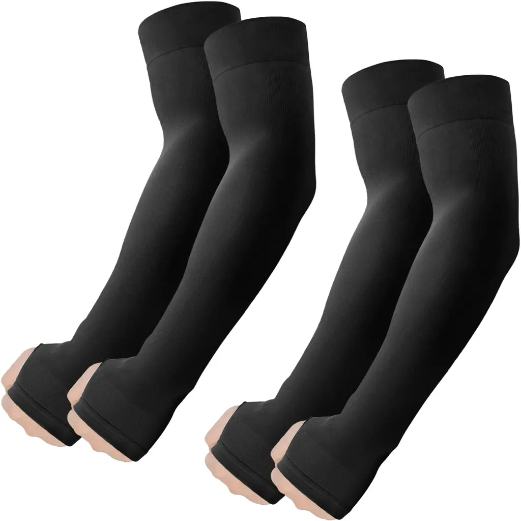 Roxun Cooling Arm Sleeves with Thumb Hole — 4 Pairs, view 19