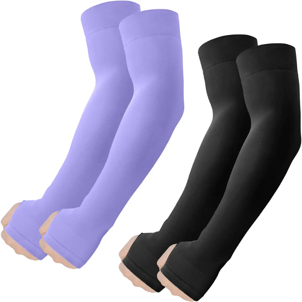 Roxun Cooling Arm Sleeves with Thumb Hole — 4 Pairs, view 22