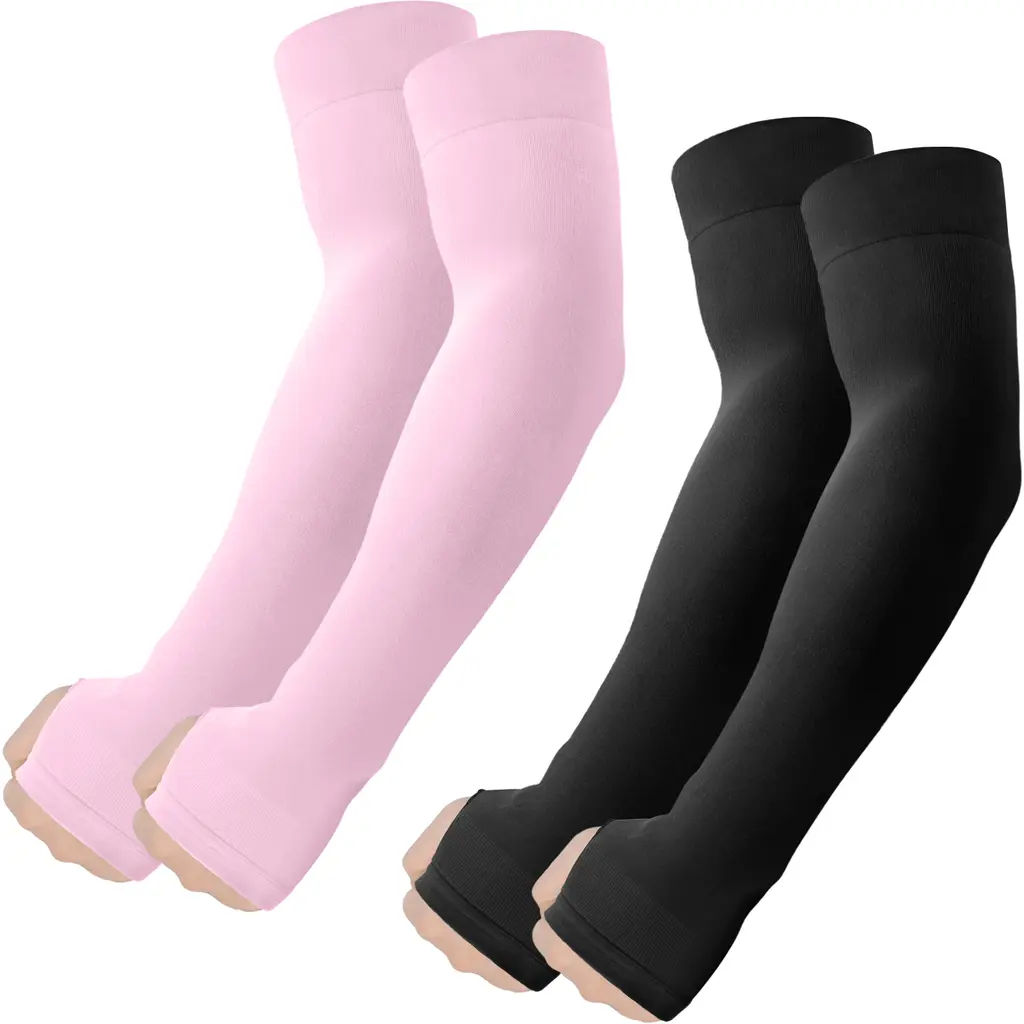 Roxun Cooling Arm Sleeves with Thumb Hole — 4 Pairs, view 23