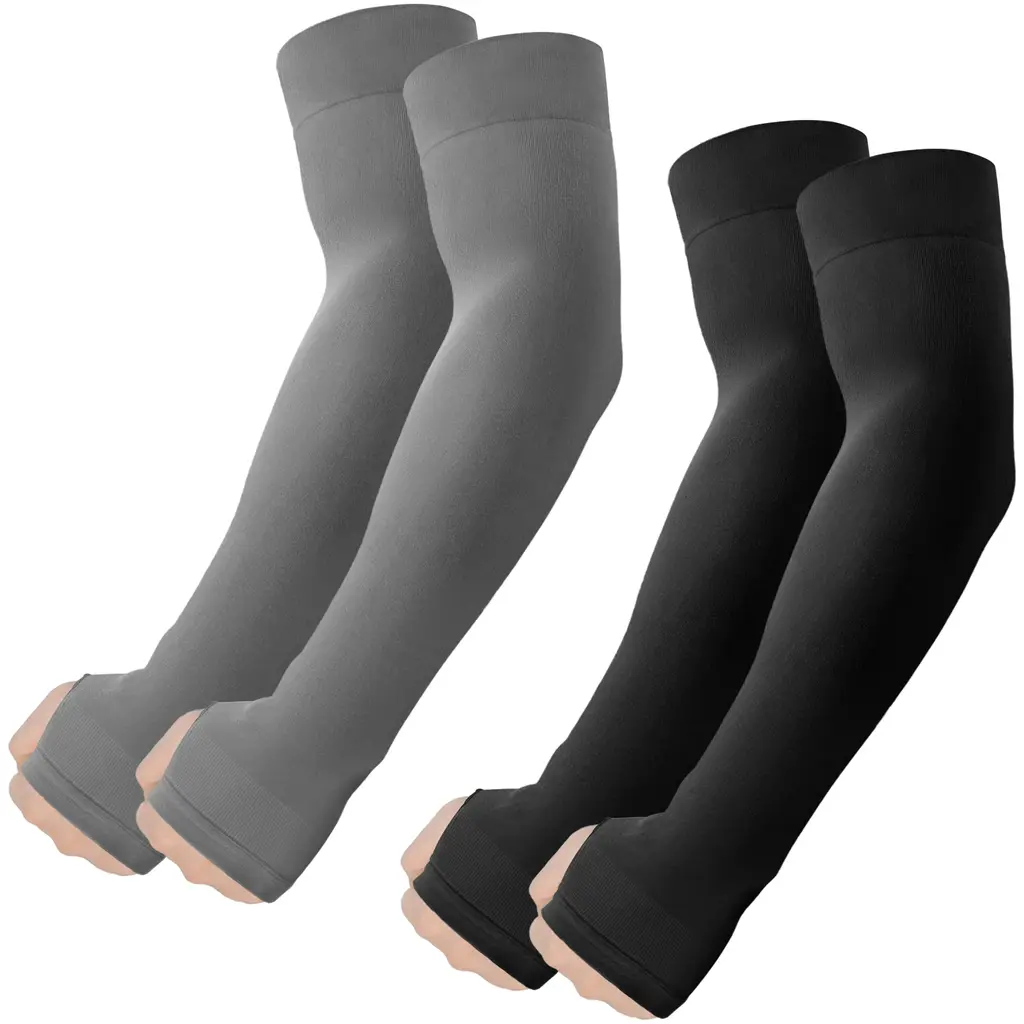 Roxun Cooling Arm Sleeves with Thumb Hole — 4 Pairs, view 24