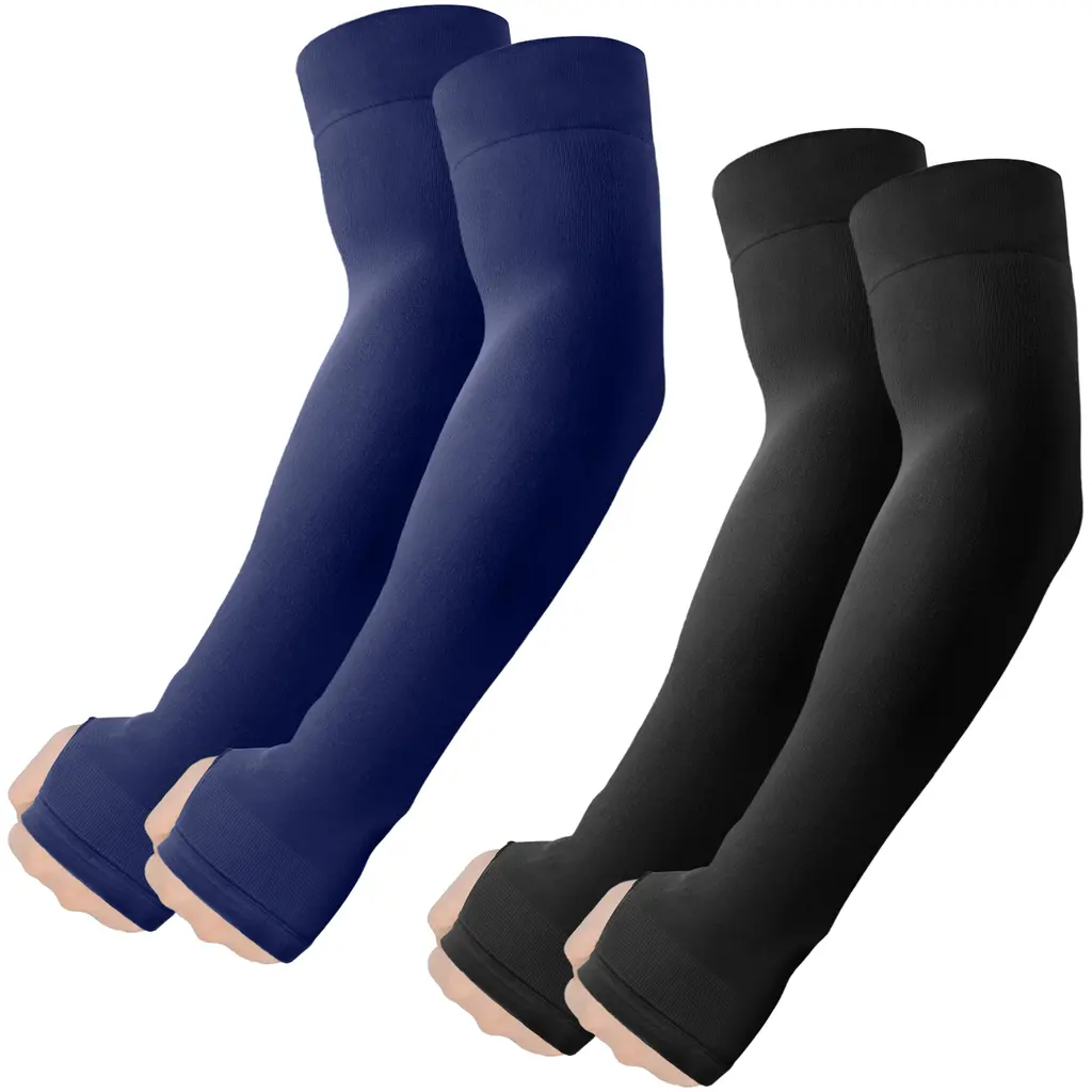 Roxun Cooling Arm Sleeves with Thumb Hole — 4 Pairs, view 26