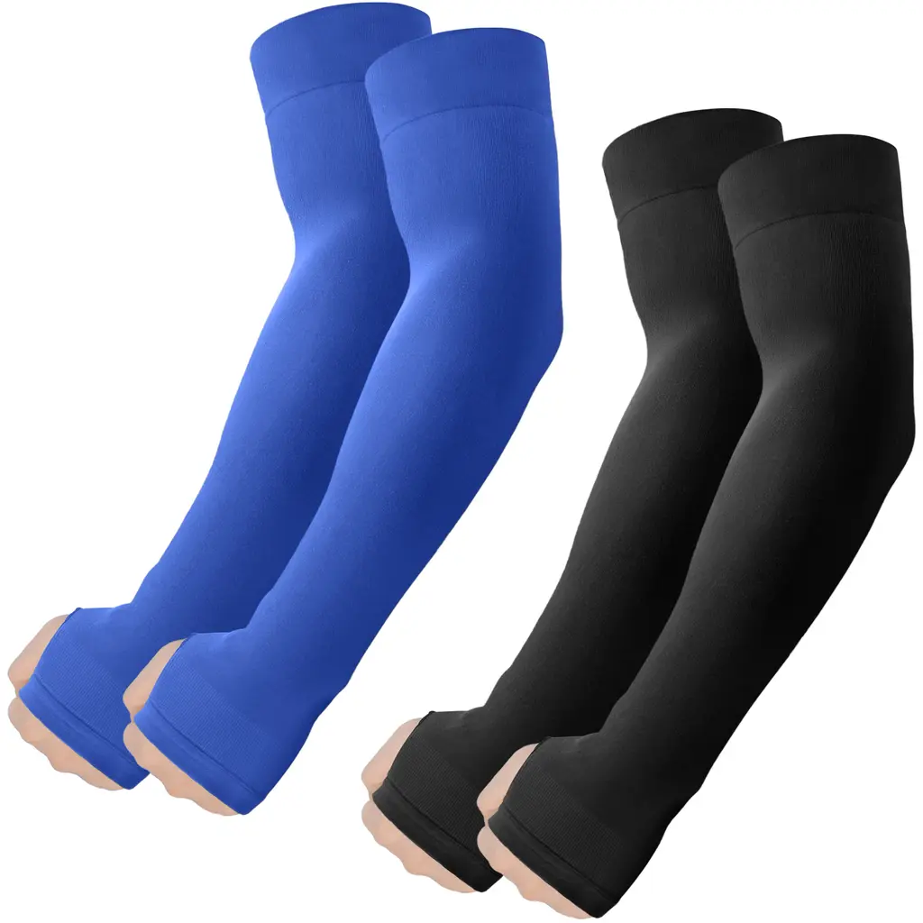 Roxun Cooling Arm Sleeves with Thumb Hole — 4 Pairs, view 27