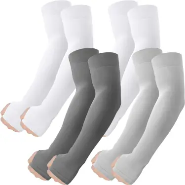 Roxun Cooling Arm Sleeves with Thumb Hole — 4 Pairs, view 41
