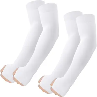 Roxun Cooling Arm Sleeves with Thumb Hole — 4 Pairs, view 46