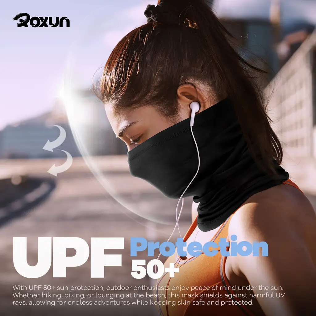 Roxun Cooling Neck Gaiter — 4 Pack, view 5