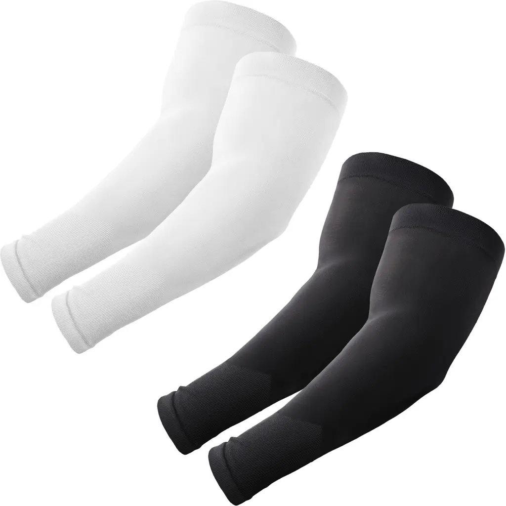 Roxun Plus Size Cooling Arm Sleeves — 2 Pairs, view 2