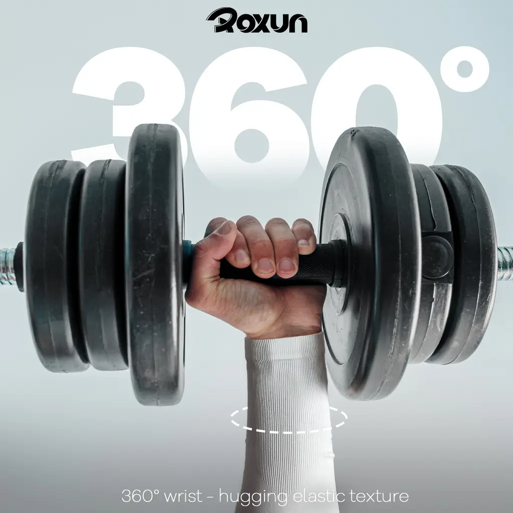 Roxun Plus Size Cooling Arm Sleeves — 2 Pairs, view 6