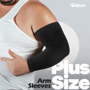 Roxun Plus Size Cooling Arm Sleeves — 2 Pairs, view 20