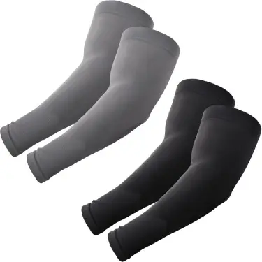 Roxun Plus Size Cooling Arm Sleeves — 2 Pairs, view 28