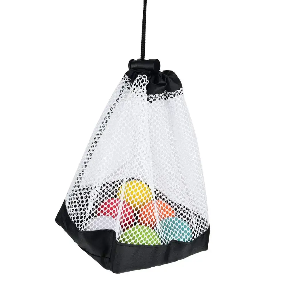 Ruiqas Golf Ball Bag, Mesh Drawstring Pouch 36 Golf Balls Storage Net Bag Golf Accessory — Golf