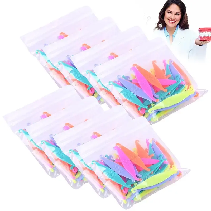 RZJZGZ Dental Elastic Rubber Bands Placers for Braces Disposable Plastic Orthodontic — Oral Care