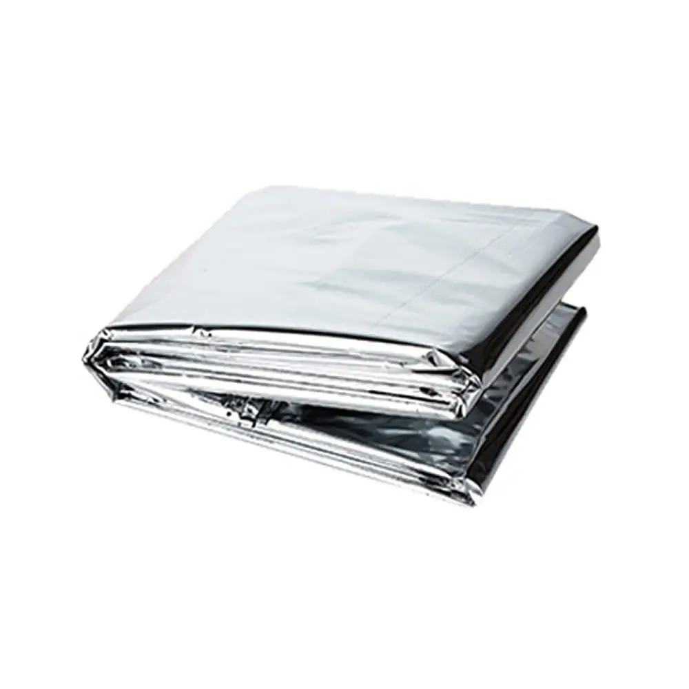 Sagasave 5pcs foil survival ceiling value foils help adult survival blanket reflective thermal first aid space individually packaged blanket for outdoor hiking (silver (130 * 210cm) 5PCs silver (130 * 210cm)