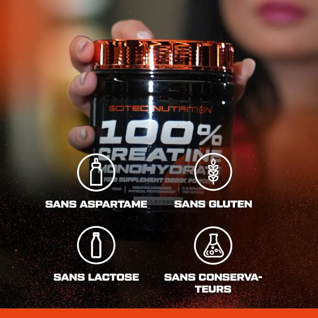 Scitec Nutrition 100% Creatine Monohydrate - Vegan - 3g par portion - Boost de — Sports Nutrition