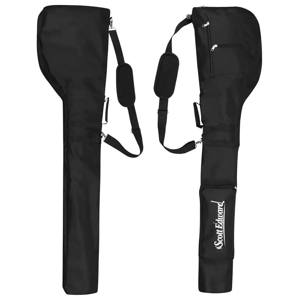 Scott Edward Foldable Golf Club Carry Bag Portable Sunday Pencil Bag Lightweight — Golf