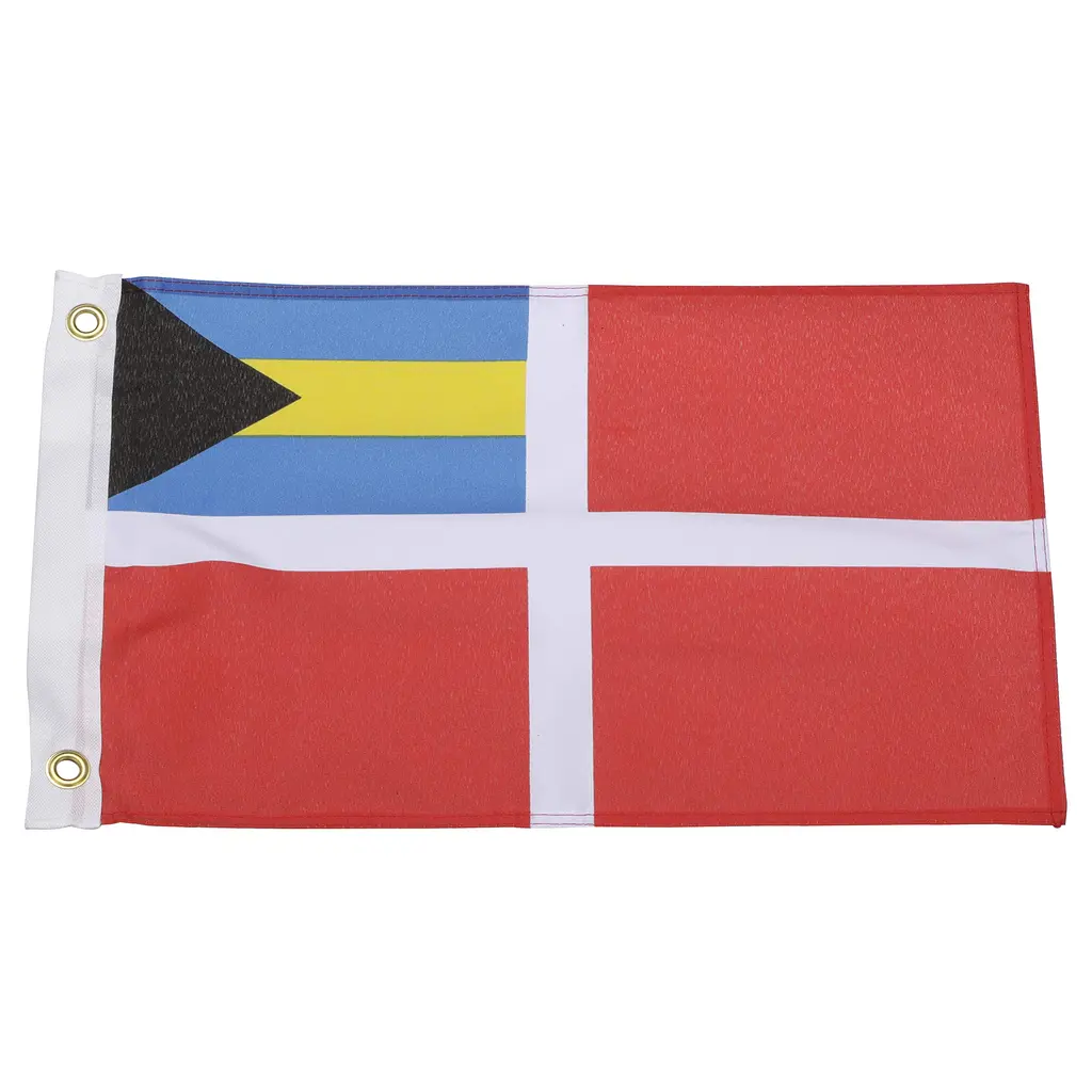 Seachoice Bahamas Courtesy Flag, 12 in. X 18 in, Nylon