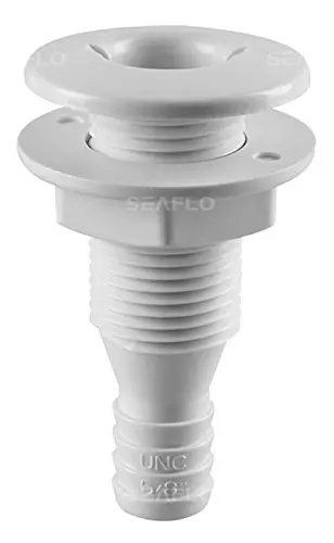 SEAFLO Thru Hull Fitting Through Hull Choose Size and Pack Quantity 0.75" 3/4" 01-Pack