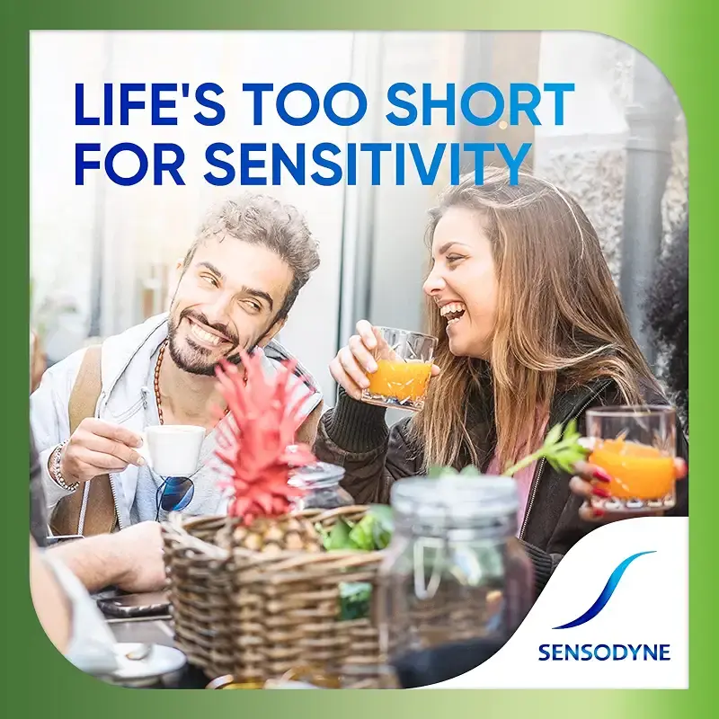 Sensodyne Fresh Mint Sensitive Toothpaste, Cavity Prevention and Sensitive Teeth — Mint