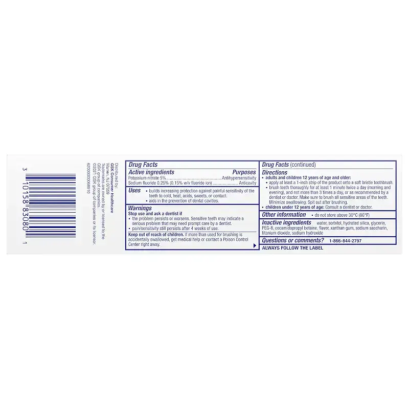 Sensodyne Pronamel Fresh Breath Enamel Toothpaste for Sensitive Teeth and Cavity — Oral Care