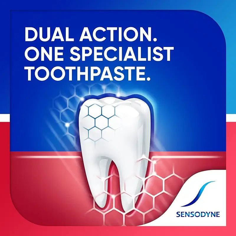 Sensodyne Sensitivity & Gum Whitening Toothpaste, Toothpaste for Sensitive Teeth & Gum — 3.4 oz