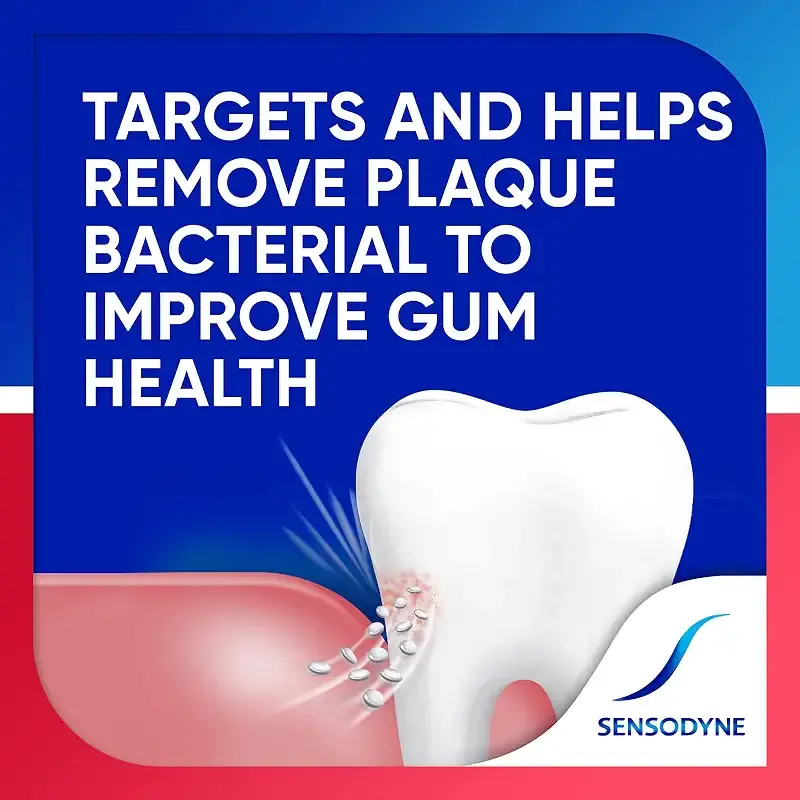 Sensodyne Sensitivity & Gum Whitening Toothpaste, Toothpaste for Sensitive Teeth & Gum — 3.4 oz
