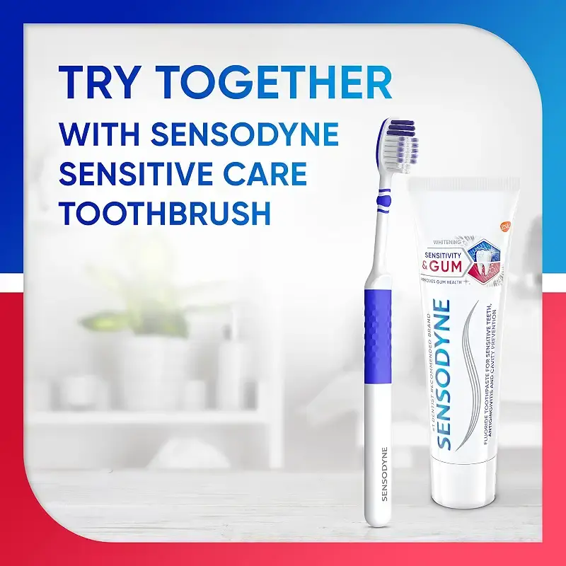 Sensodyne Sensitivity & Gum Whitening Toothpaste, Toothpaste for Sensitive Teeth & Gum — Oral Care