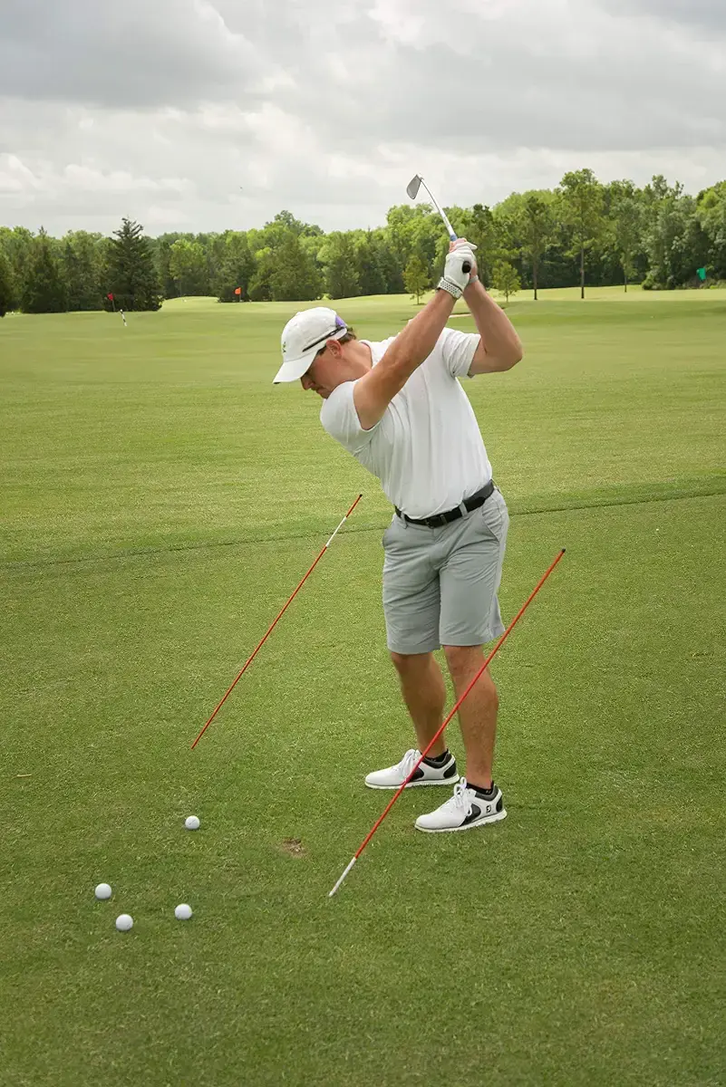 Shaun WEBB PGA Golf Alignment Sticks (Pack of 3 Golf Sticks) Swing with Confidence and — SHAUN WEBB GOLF