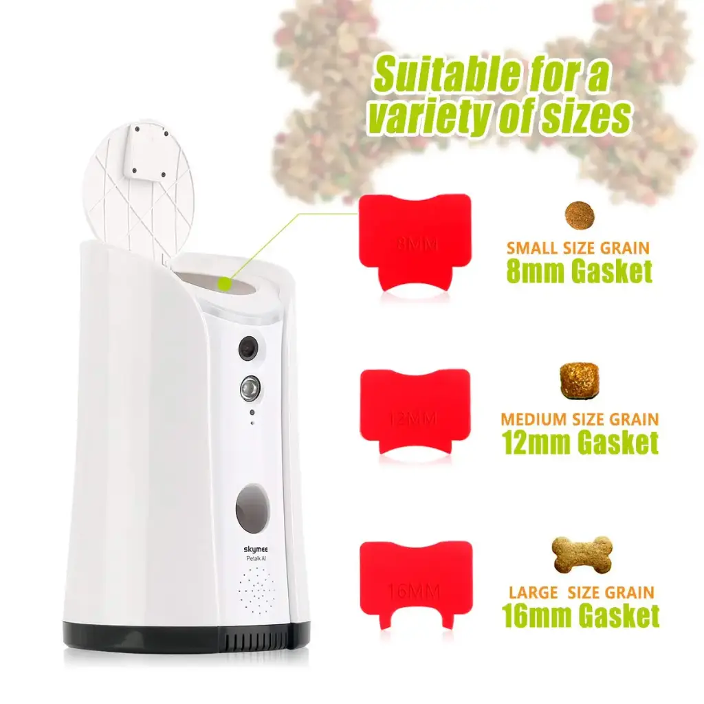 SKYMEE SM-02 Dog Camera Treat Dispenser, Remote Pet Camera with Two-Way Audio and Night — Pet