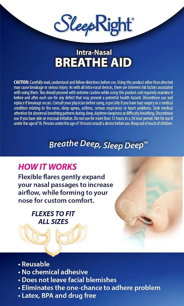 SleepRight Nasal Breathe Aid, 1 ct. — Sleep Wellness