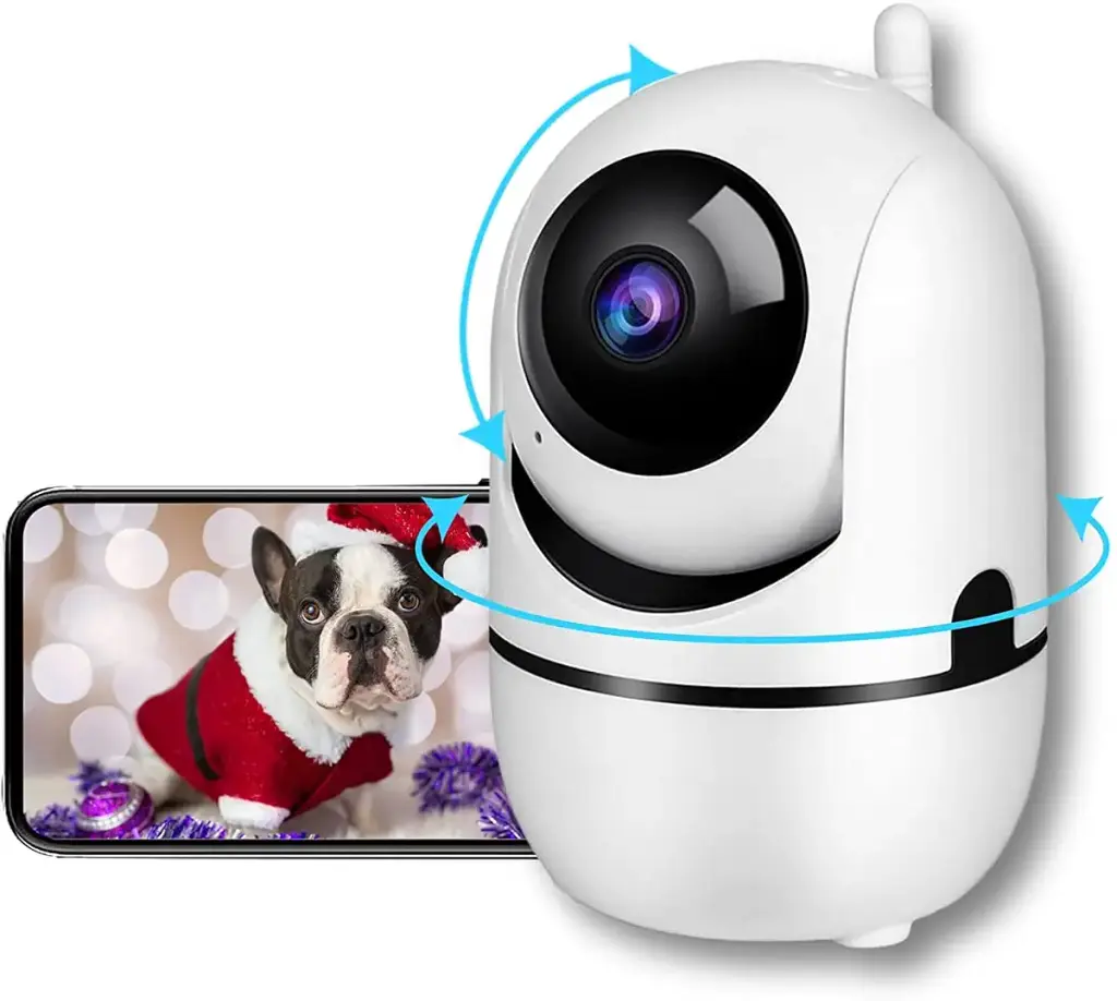 Smart Security Camera 360 for Home Pet Dog Cat Video Surveillance Night Vision Two Way — Lepetitvelo