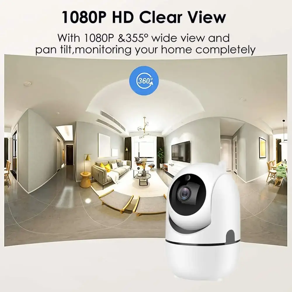 Smart Security Camera 360 for Home Pet Dog Cat Video Surveillance Night Vision Two Way — Pet