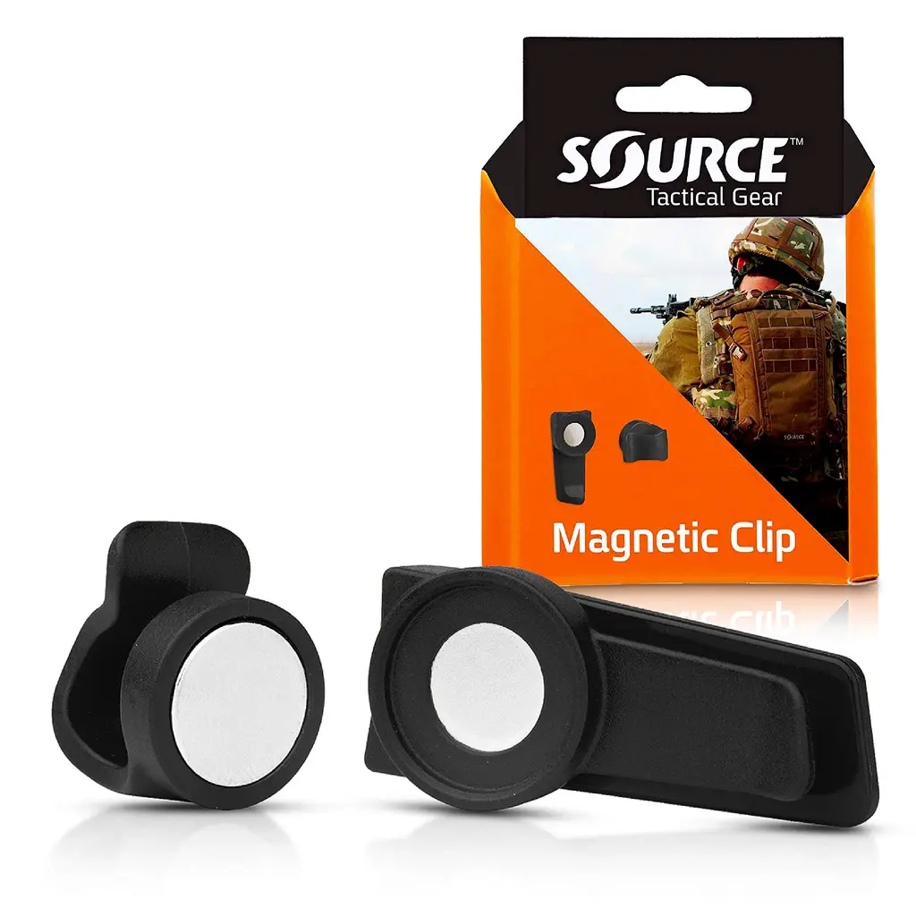 Source Tactical Gear Universal Magnetic Tube Holder Clip (Black)