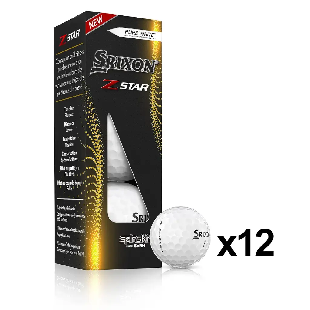 Srixon Prior Generation Z-Star Golf Balls White — Srixon