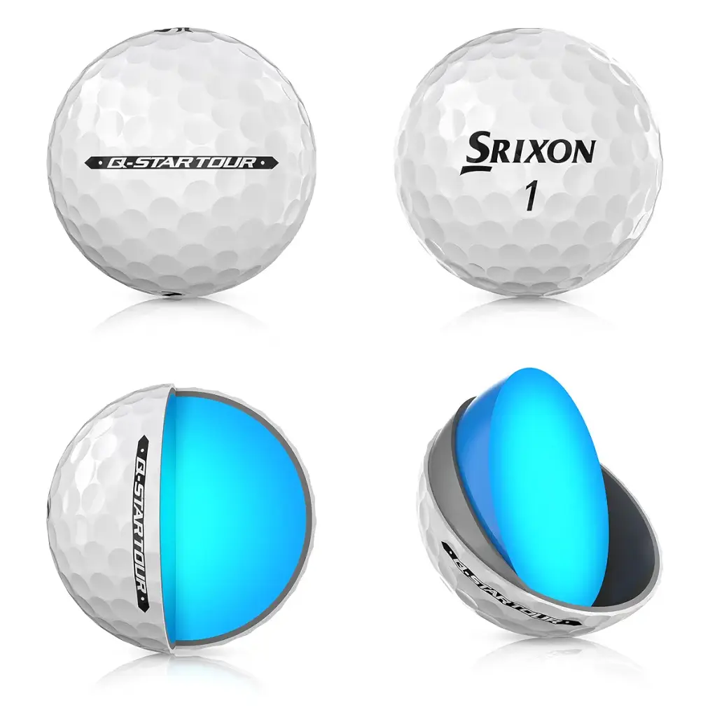 Srixon Q-Star Tour Golf Balls White — Golf