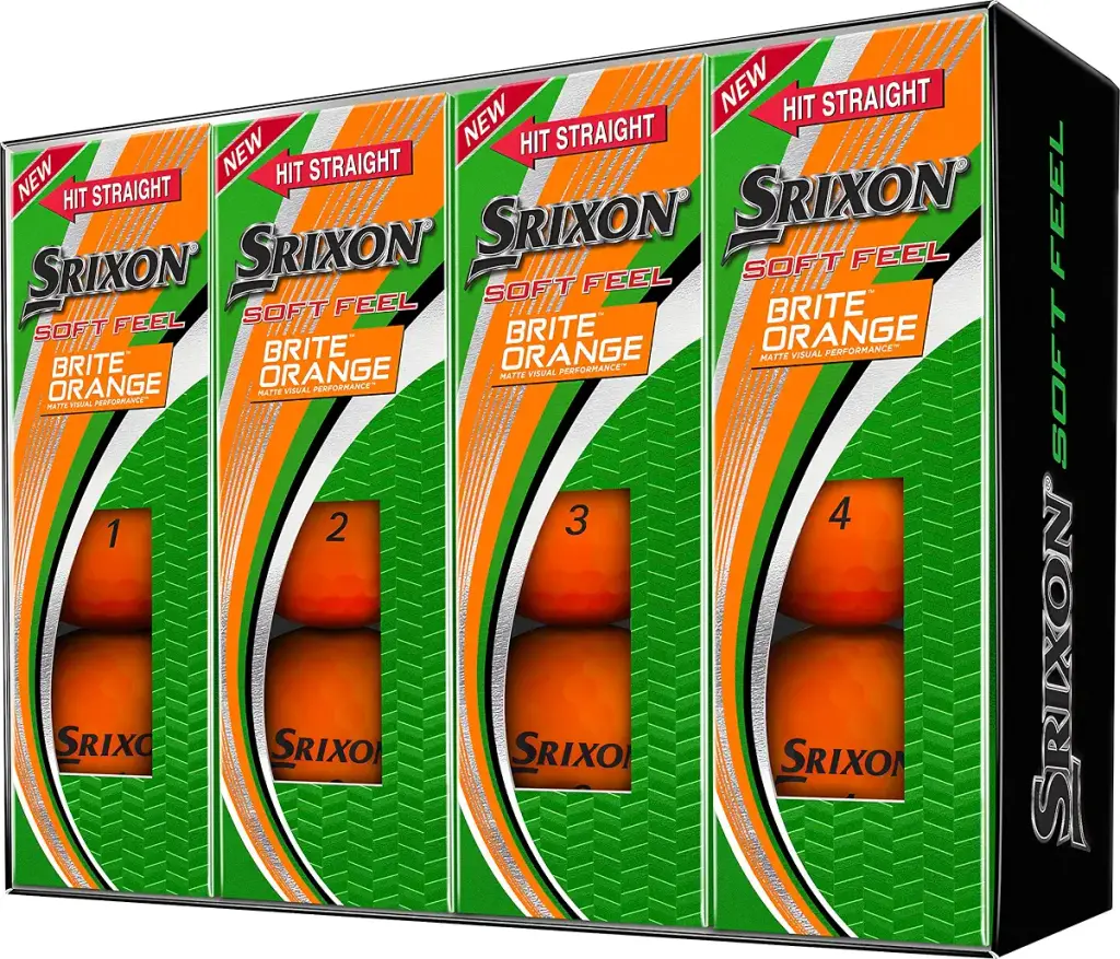 Srixon Soft Feel 12 Brite Orange Large — Srixon