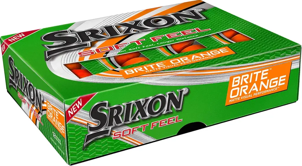 Srixon Soft Feel 12 Brite Orange Large — Orange