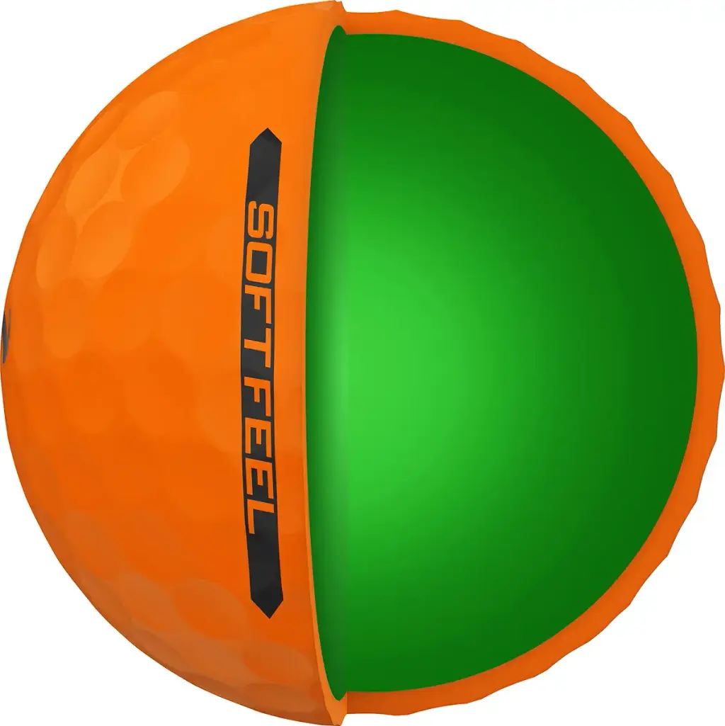 Srixon Soft Feel 12 Brite Orange Large — Golf