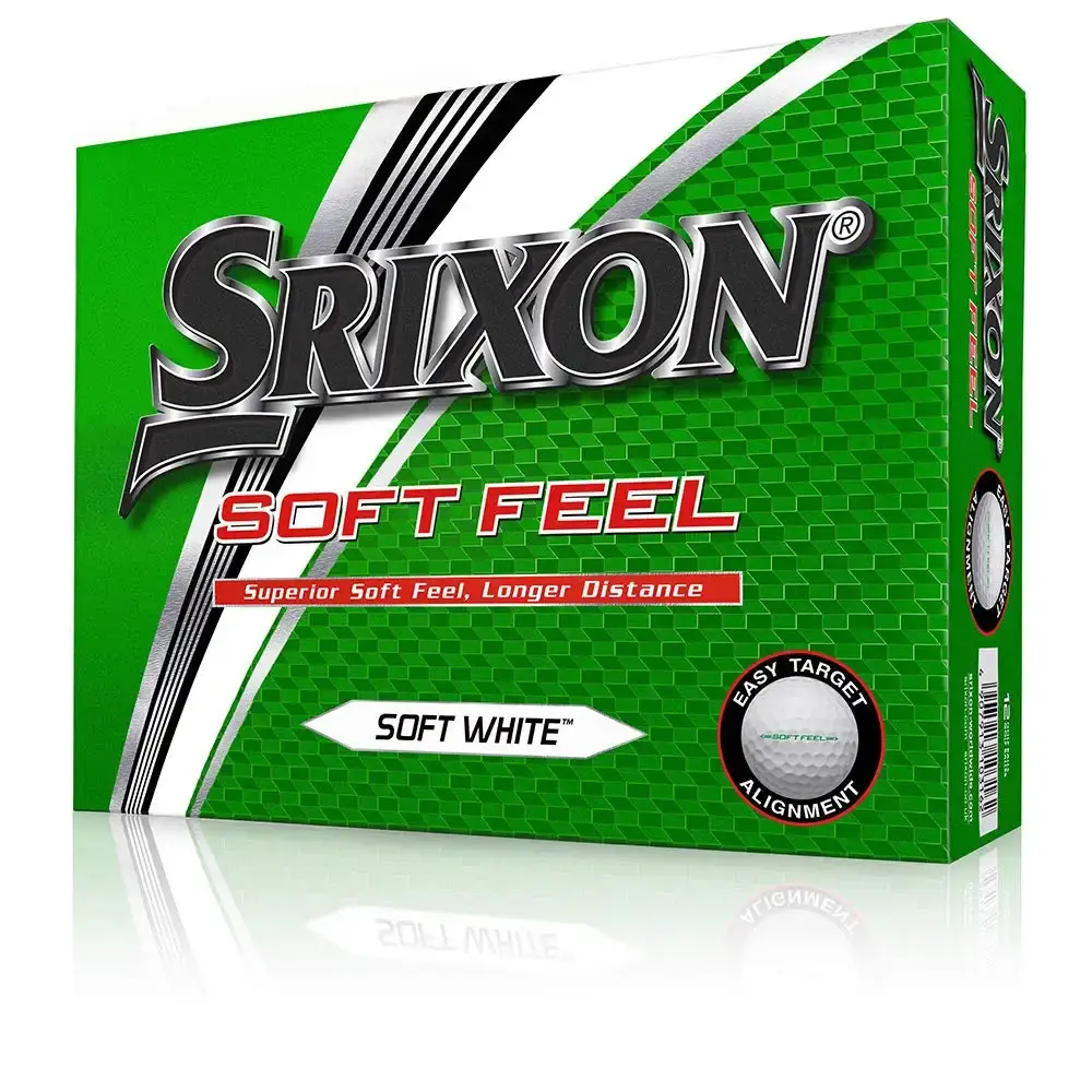 Srixon Soft Feel Golf Balls (One Dozen) White