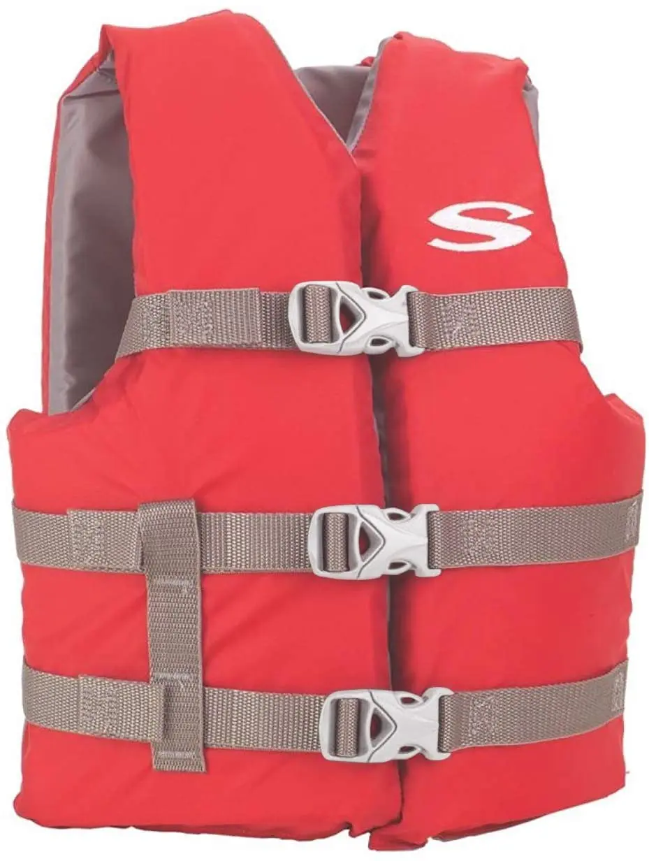 STEARNS Youth Boating Vest (50-90 lbs.) Red