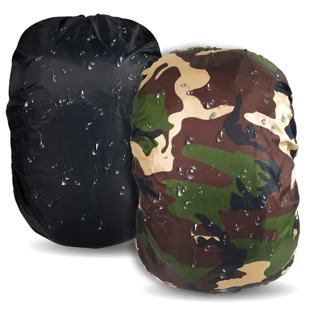 Storvyllf Backpack Rain Cover 2 Pack Waterproof Backpack Cover (35-50L) for Hiking Camping Traveling Cycling Outdoor Ultralight Compact Portable
