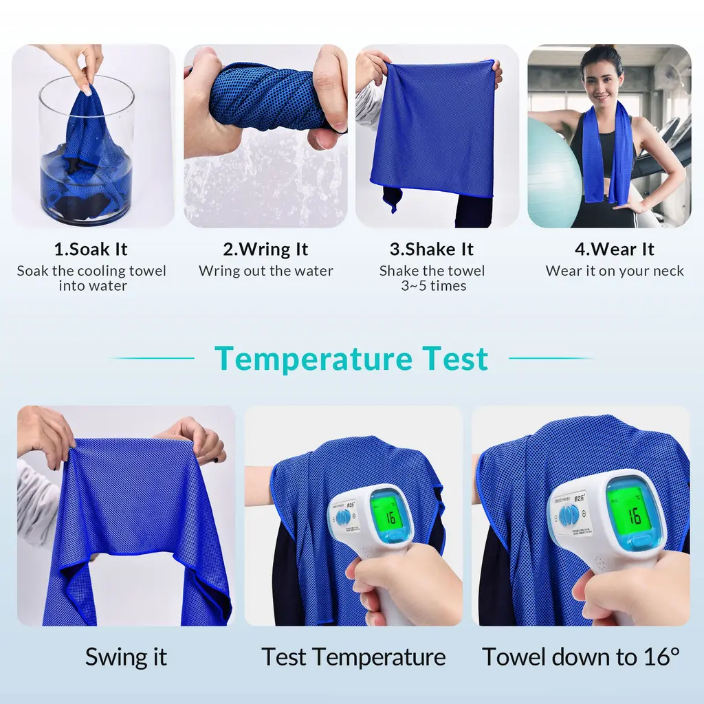Sukeen Cooling Towel — 3 Pack, view 2