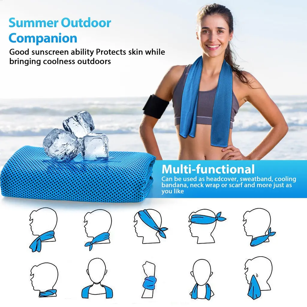 Sukeen Ice Cooling Towel — 4 Pack, view 5